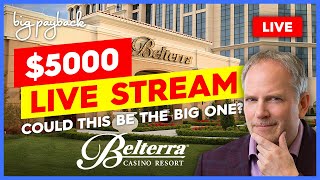 🔴 5000 Live Stream at Belterra Casino Resort  HOW MANY JACKPOTS TONIGHT [upl. by Ydnac199]