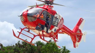 Helicopter Eurocopter EC 135 T2 Take Off AEROPLANE Video [upl. by Eintruok]