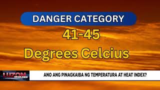 Alam mo ba Ano ang pinagkaiba ng temperatura at heat index [upl. by Ademordna]