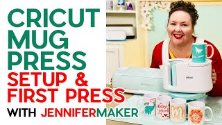 Cricut Mug Press Setup amp First Mug Press  Customize a Mug in Design Space [upl. by Euqilegna]