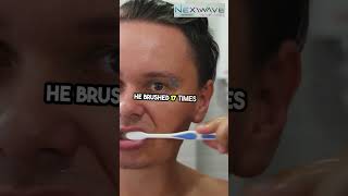 Never Brush Your Teeth TOO MUCH DentalCare OralHealth factvideo funfacts shorts youtubeshort [upl. by Cohin]