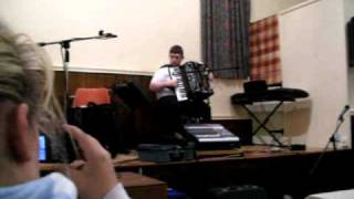 Wullie Scott plays quotDancing Fingers at Glendale Accordion Club [upl. by Dorinda39]