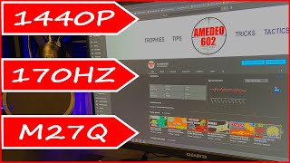 Gigabyte M27Q Product Review 1440p  170 Hz Budget Monitor [upl. by Finstad943]