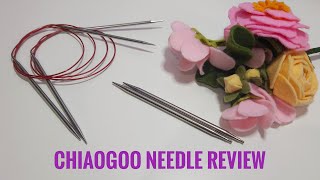 Chiaogoo Knitting Needles Review [upl. by Esital]