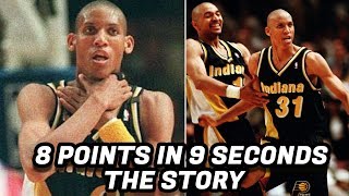 The Story Behind Reggie Miller’s 8 Points in 9 Seconds Greatest NBA Comeback [upl. by Koslo]