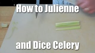 How To Cut amp Slice Celery [upl. by Ahsil]