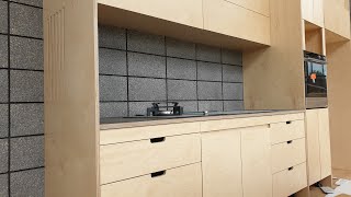 plywood kitchen build [upl. by Atilrac]