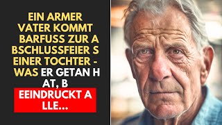 Armer Vater kommt barfuß zur Abschlussfeier seiner Tochter  Was sie getan hat hat alle [upl. by Nesral]