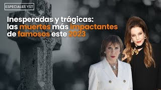 Inesperadas y trágicas las muertes más impactantes de famosos este 2023 [upl. by Flore]