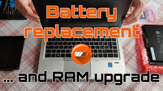 HP EliteBook Folio 9480M  Upgrading RAM amp Battery Replacement [upl. by Ttehc]