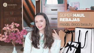 HAUL de REBAJAS  Moda Deco Belleza  Fashiopatía [upl. by Ignacio]