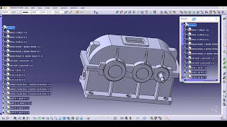 CATIA V5  PublicationReduction Gearboxes in catia Part 10 [upl. by Ashil]