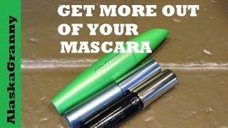 Get More Out Of Your Mascara Tube Makeup Tips Tricks Hacks [upl. by Graig]