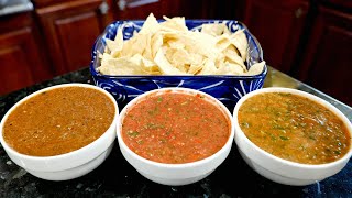 How to make THE BEST Mexican Salsa Roja Recipe  Boiled Fresh Roasted Salsa [upl. by Assirk]