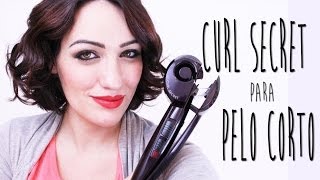 NonaMakeUp Curl Secret Babyliss para pelo corto mi opinion y recomendacion [upl. by Crista]