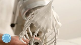 How to Make Italian Meringue with Martha Stewart [upl. by Aehcsrop163]