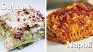 Lasagne Bolognese vs Napoletana con Patrizia Nanni e Antonio Sorrentino [upl. by Eckart481]