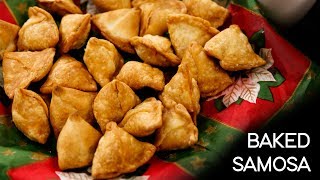 Mini Samosa Recipe  Moong Dal Namkeen Baked Samosas  CookingShooking [upl. by Notsgnik]