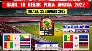 Hasil Piala Afrika 2022 Tadi Malam  KAMERUN VS COMOROS 16 Besar AFCON 2022 [upl. by Ailemaj189]