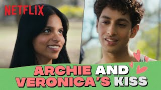 Archie amp Veronicas First Kiss Feat Suhana Khan Agastya Nanda amp Khushi Kapoor  TheArchies [upl. by Lairea801]