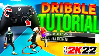 BEST DRIBBLE MOVES  HANDCAM DRIBBLE TUTORIAL IN NBA 2K22 HOW TO DRIBBLE FAST CURRENT GEN amp NEXTGEN [upl. by Onid]