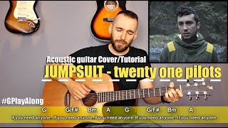 twenty one pilots  Jumpsuit Guitar Cover Tutorial lyricschordsMusicSheet [upl. by Kendell]