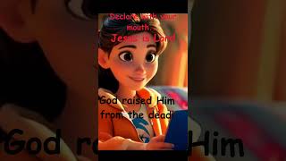 How to Be Saved Romans 10910 Explained Bible Stories for Kids kidsbiblestories biblestories [upl. by Attirehs]