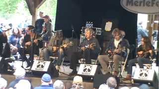 Chris Thile Sam Bush  and more Lonesome Moonlight Waltz Merlefest 2012mpg [upl. by Yuhas]