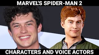 Marvels SpiderMan 2  Characters and Voice Actors Full Cast All 3 Games [upl. by Anead95]