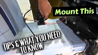 How to Install a Transom Mount Transducer on Your Boat Ep235 [upl. by Marin]