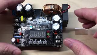 DROK Constant Voltage Constant Current Buck Regulator as a Portable DC Supply [upl. by Madonna]