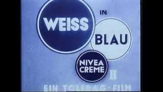 NIVEA History  TVSpot quotWeiss in Blauquot  Spot TV de l’Allemagne quotBlanc dans du bleuquot 1936 [upl. by Esinel]