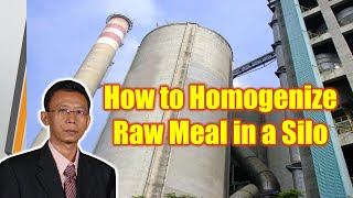 Homogenizing Raw Meal Silos In Cement Production Process English Version [upl. by Ihp334]