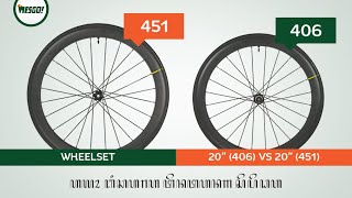 Perbandingan Upgrade Wheelset Decaf 20quot 406 VS 20quot 451 [upl. by Olaznog]