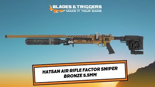 Hatsan Air Rifle Factor Sniper Bronze 55mm Overview [upl. by Tommie445]