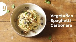 How to Make Vegetarian Carbonara  Yummy Ph [upl. by Coppins]