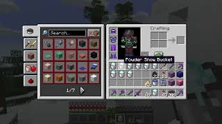 Powder Snow Bucket guide how to put powder snow in a bucket  Minecraft 121 [upl. by Rapp]