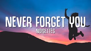 Noisettes  Never Forget You Lyrics  I’ll never forget you  Tiktok Song [upl. by Arret]