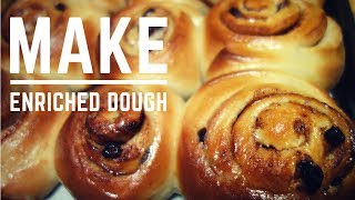 How to Make an Enriched Dough with a KitchenAid Hot Cross Buns [upl. by Toddy]