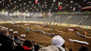 Tri State MX Indoor Racing  AllTech Arena Lexington KY  Friday 12519  250 PRO MAIN [upl. by Brendis]