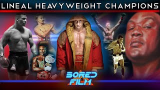 Lineal Heavyweight Champions  Complete Chronology The Man Who Beat The Man [upl. by Acinehs]