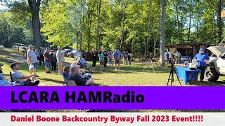 LCARA HAM Radio Communications While On The Trail At The DBBB Fall Event 2023 [upl. by Ecydnarb645]