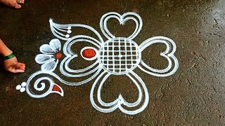 Margazhi special new Bird kolam31 dhanurmasam muggulunew year 2023 kolamBeautiful Super rangoli [upl. by Dewey]