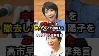 中国のブイを撤去しない上川陽子をぶった斬った高市早苗の衝撃発言！？ニュース 雑学 [upl. by Lhamaj]