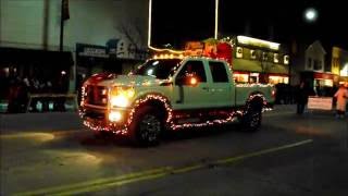 Parade of Lights Norwich NY Chenango County November 30 2013 [upl. by Nnyliak]