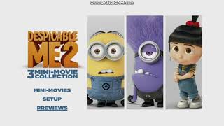 Despicable Me 2 3 MiniMovie Collection DVD Menu Walkthrough [upl. by Hound945]