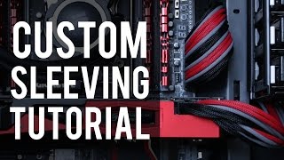 How To Custom Sleeve Your Own Cable Extensions [upl. by Wittie]