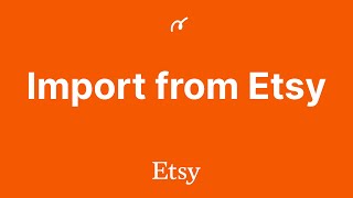 Etsy setup Import from Etsy — Master Etsy import settings with a stepbystep guide [upl. by Sall]