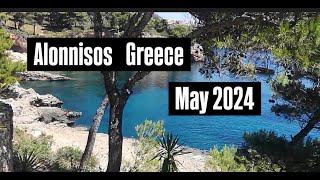 SKIATHOS to ALONNISOS Greece MAY 2024 [upl. by Aiuqram]