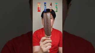 MAKAN ES STIK COKLAT DARI BERBAGAI MACAM BISKUIT asmr mukbang [upl. by Dworman]